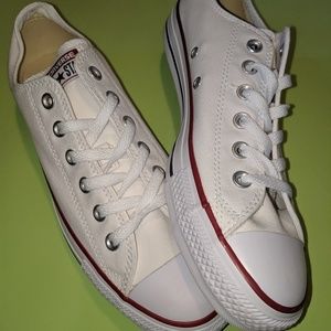 BRAND NEW white converse
